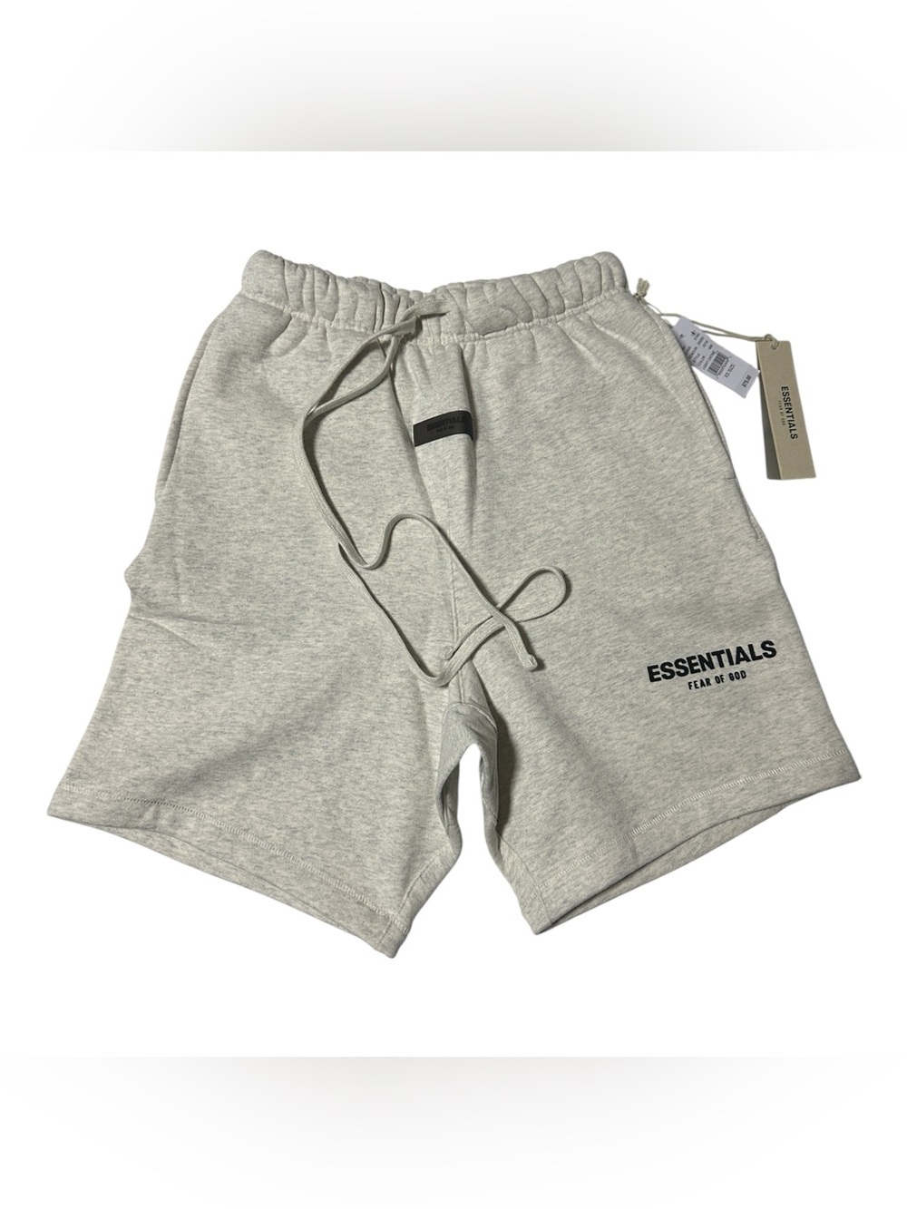 Fear of God ESSENTIALS Light Oatmeal Sweat Shorts XXS NWT - Picture 4 of 7
